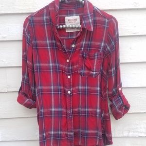 MOSSIMO TARGET flannel shirt size L